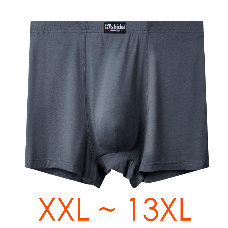 Boxer Shorts Modal - 오버사이즈 남성 복서 팬티, 플러스 사이즈