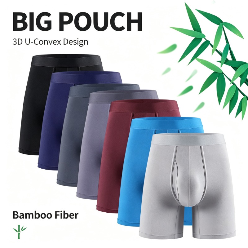 남성 대나무 섬유 사각 팬티 통기성 속옷 남성용 파우치 - Bamboo Fiber Trunk 리뷰 및 가격