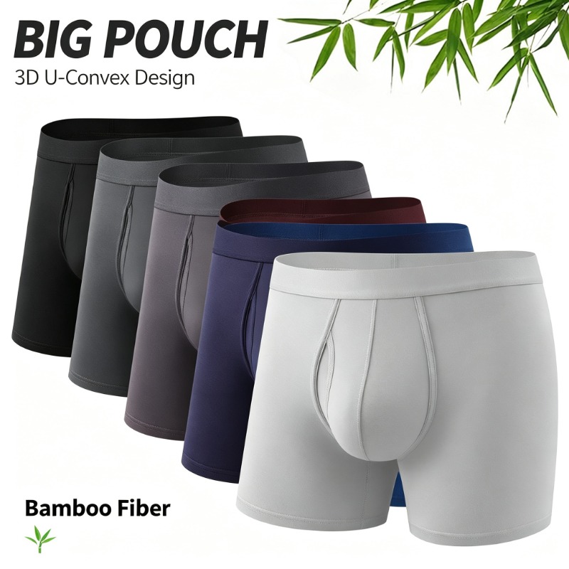 남성 대나무 섬유 사각 팬티 통기성 속옷 남성용 파우치 - Bamboo Fiber Trunk 리뷰 및 가격