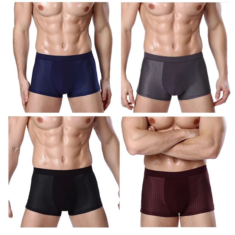L-8XL 플러스 Banboo 섬유 남성 속옷 남성 복 - Boxer Shorts Modal 리뷰 및 가격