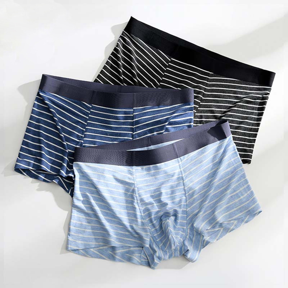 남성용 부드러운 스트라이프 패턴의 U자형 파우치가 있는 - Boxer Shorts Modal 리뷰 및 가격