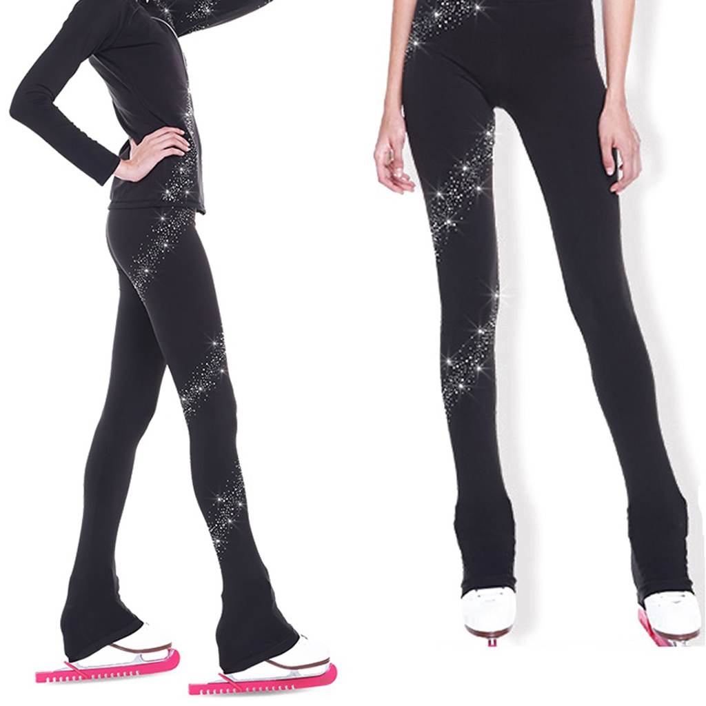 공연 피겨 스케이팅 긴 바지-압축 아이스 스케이팅 레깅 - Compression Long Pant 리뷰 및 가격